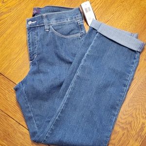 NYDJ Ankle cuffed jeans Maryl size 4 NWT